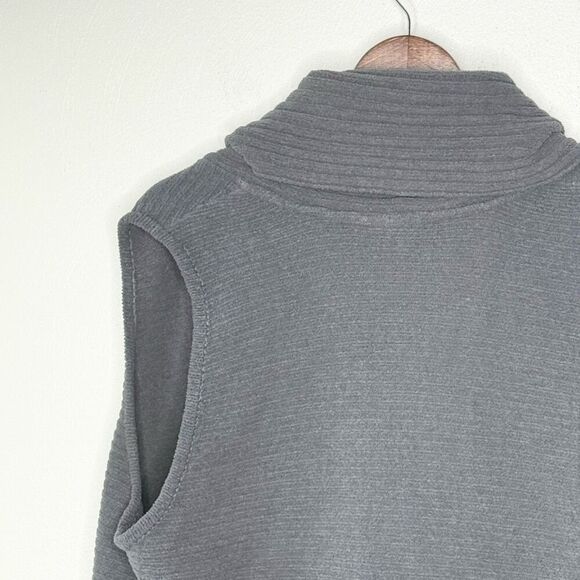 Natori Gray Plush Sleeveless Duster Cardigan - Women’s US L - Picture 5 of 8